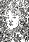 "Drukner i blomster" / "Drowning in Flowers"